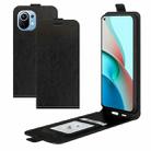 For Xiaomi Mi 11 Lite R64 Texture Single Vertical Flip Leather Protective Case with Card Slots & Photo Frame(Black) - 1