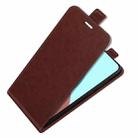 For Xiaomi Mi 11 Lite R64 Texture Single Vertical Flip Leather Protective Case with Card Slots & Photo Frame(Brown) - 3