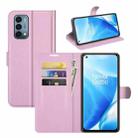 For OnePlus Nord N200 5G Litchi Texture Horizontal Flip Protective Case with Holder & Card Slots & Wallet(Pink) - 1