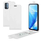 For OnePlus Nord N200 5G R64 Texture Single Vertical Flip Leather Protective Case with Card Slots & Photo Frame(White) - 1