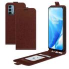 For OnePlus Nord N200 5G R64 Texture Single Vertical Flip Leather Protective Case with Card Slots & Photo Frame(Brown) - 1