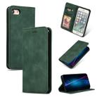 For iPhone SE 2022 / SE 2020 / 8 / 7 Retro Skin Feel Business Magnetic Horizontal Flip Leather Case(Army Green) - 1