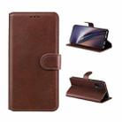 For OnePlus Nord CE 5G ENKAY Hat-Prince Horizontal Flip PU Leather Case with Holder & Card Slots & Wallet(Brown) - 1