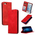 Retro Skin Feel Business Magnetic Horizontal Flip Leather Case for iPhone 6S & 6(Red) - 1