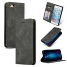 Retro Skin Feel Business Magnetic Horizontal Flip Leather Case for iPhone 6S & 6(Dark Gray) - 1