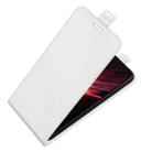 For OPPO K9 R64 Texture Single Vertical Flip Leather Protective Case with Card Slots & Photo Frame(White) - 3