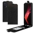 For OPPO K9 R64 Texture Single Vertical Flip Leather Protective Case with Card Slots & Photo Frame(Black) - 1
