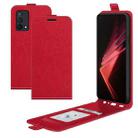 For OPPO K9 R64 Texture Single Vertical Flip Leather Protective Case with Card Slots & Photo Frame(Red) - 1