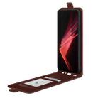 For OPPO K9 R64 Texture Single Vertical Flip Leather Protective Case with Card Slots & Photo Frame(Brown) - 4