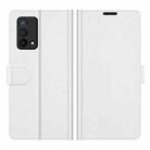 For OPPO K9 R64 Texture Single Horizontal Flip Protective Case with Holder & Card Slots & Wallet& Photo Frame(White) - 2