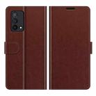 For OPPO K9 R64 Texture Single Horizontal Flip Protective Case with Holder & Card Slots & Wallet& Photo Frame(Brown) - 2