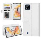 For OPPO Realme C11 2021 R64 Texture Single Horizontal Flip Protective Case with Holder & Card Slots & Wallet& Photo Frame(White) - 1