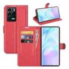 For ZTE Axon 30 Ultra 5G Litchi Texture Horizontal Flip Protective Case with Holder & Card Slots & Wallet(Red) - 1