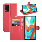 For OPPO Realme V13 5G / Realme 8 5G / Q3i 5G / Q3 5G Litchi Texture Horizontal Flip Protective Case with Holder & Card Slots & Wallet(Red) - 1