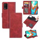 For OPPO Realme V13 5G / Realme 8 5G / Q3i 5G / Q3 5G Dual-side Magnetic Buckle Horizontal Flip Leather Case with Holder & Card Slots & Wallet(Red) - 1