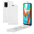 For OPPO Realme V13 5G / Realme 8 5G / Q3i 5G / Q3 5G R64 Texture Single Vertical Flip Leather Protective Case with Card Slots & Photo Frame(White) - 1