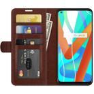 For OPPO Realme V13 5G / Realme 8 5G / Q3i 5G / Q3 5G R64 Texture Single Horizontal Flip Protective Case with Holder & Card Slots & Wallet& Photo Frame(Brown) - 3