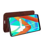 For OPPO Realme V13 5G / Realme 8 5G / Q3i 5G / Q3 5G R64 Texture Single Horizontal Flip Protective Case with Holder & Card Slots & Wallet& Photo Frame(Brown) - 5