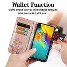 For Wiko Jerry 4 Four-leaf Clasp Embossed Buckle Mobile Phone Protection Leather Case with Lanyard & Card Slot & Wallet & Bracket Function(Purple) - 5