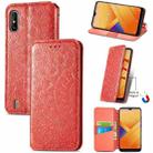 For Wiko Y81 Blooming Mandala Embossed Pattern Magnetic Horizontal Flip Leather Case with Holder & Card Slots & Wallet(Red) - 1