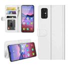 For ZTE Blade V2020 Smart R64 Texture Single Horizontal Flip Protective Case with Holder & Card Slots & Wallet& Photo Frame(White) - 1
