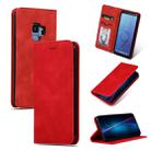 Retro Skin Feel Business Magnetic Horizontal Flip Leather Case for Samsung Galaxy S9(Red) - 1