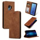 Retro Skin Feel Business Magnetic Horizontal Flip Leather Case for Samsung Galaxy S9(Brown) - 1