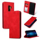 Retro Skin Feel Business Magnetic Horizontal Flip Leather Case for Samsung Galaxy S9 Plus(Red) - 1