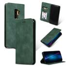 Retro Skin Feel Business Magnetic Horizontal Flip Leather Case for Samsung Galaxy S9 Plus(Army Green) - 1