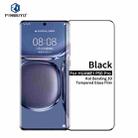 For Huawei P50 Pro PINWUYO 9H 3D Hot Bending Tempered Glass Film(Black) - 1