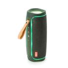 T&G TG287 LED Flashing Light Bluetooth Speaker Portable Wireless Stereo Bass Subwoofer FM / TF / USB(Green) - 1