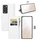 For OPPO Realme GT Master Explorer Litchi Texture Horizontal Flip Protective Case with Holder & Card Slots & Wallet(White) - 1