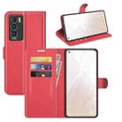 For OPPO Realme GT Master Explorer Litchi Texture Horizontal Flip Protective Case with Holder & Card Slots & Wallet(Red) - 1