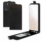 For OPPO Realme GT Master Explorer R64 Texture Single Vertical Flip Leather Protective Case with Card Slots & Photo Frame(Black) - 1