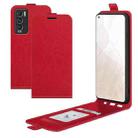 For OPPO Realme GT Master Explorer R64 Texture Single Vertical Flip Leather Protective Case with Card Slots & Photo Frame(Red) - 1