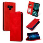 Retro Skin Feel Business Magnetic Horizontal Flip Leather Case for Galaxy Note 9(Red) - 1