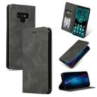 Retro Skin Feel Business Magnetic Horizontal Flip Leather Case for Galaxy Note 9(Dark Gray) - 1
