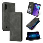 Retro Skin Feel Business Magnetic Horizontal Flip Leather Case for Galaxy M10(Dark Gray) - 1