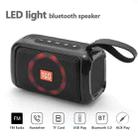 T&G TG193 Portable Bluetooth Speaker LED Light Waterproof Outdoor Subwoofer Support TF Card / FM Radio / AUX(Red) - 3