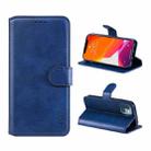 For iPhone 13 ENKAY Hat-Prince Horizontal Flip PU Leather Case with Holder & Card Slots & Wallet(Dark Blue) - 1