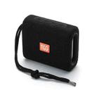 T&G TG313 Portable Outdoor Waterproof Bluetooth Speaker Subwoofer Support TF Card FM Radio AUX(Black) - 1