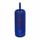 T&G TG619 Portable Bluetooth Wireless Speaker Waterproof Outdoor Bass Subwoofer Support AUX TF USB(Blue) - 1