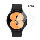 2 PCS For Samsung Galaxy Watch4 44mm ENKAY Hat-Prince 0.2mm 9H 2.15D Curved Edge Tempered Glass Screen Protector Watch Film - 1