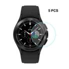 5 PCS For Samsung Galaxy Watch4 Classic 46mm ENKAY Hat-Prince 0.2mm 9H 2.15D Curved Edge Tempered Glass Screen Protector Watch Film - 1