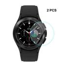 2 PCS For Samsung Galaxy Watch4 Classic 42mm ENKAY Hat-Prince 0.2mm 9H 2.15D Curved Edge Tempered Glass Screen Protector Watch Film - 1