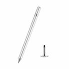 AT-26 2 in 1 Mobile Phone Touch Screen Capacitive Pen Writing Pen with 1 Pen Tip(Silver) - 1