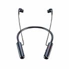 960 Neckband Magnetic Stereo Headphone with LED Display Support TF Card(Black) - 1