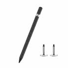 AT-27 2 in 1 Mobile Phone Touch Screen Capacitive Pen Writing Pen with 2 Pen Tip(Black) - 1