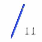 AT-27 2 in 1 Mobile Phone Touch Screen Capacitive Pen Writing Pen with 2 Pen Tip(Blue) - 1