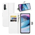 For OPPO Realme Q3 Pro Carnival Litchi Texture Horizontal Flip Protective Case with Holder & Card Slots & Wallet(White) - 1